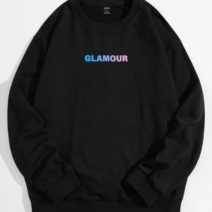 Men Coconut Tree & Slogan Graphic Drop Shoulder Sweatshirt